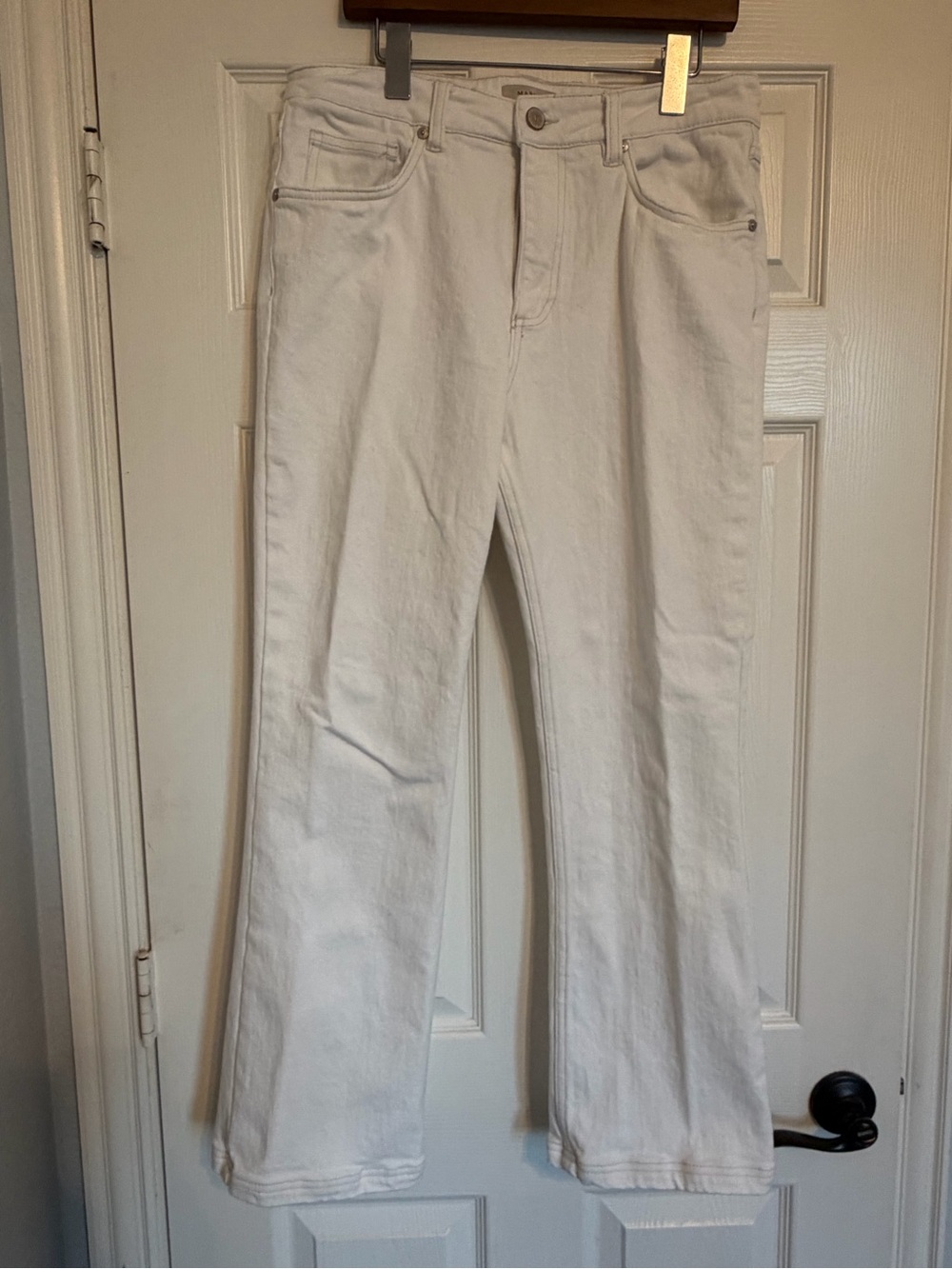 Martha Stewart Vanilla Bean Colored Straight-Leg Jeans